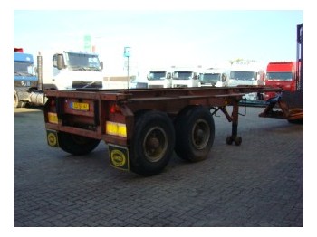 Netam-Freuhauf open 20 ft container chassis - Container transporter/ Swap body semi-trailer