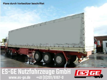 Curtainsider semi-trailer Hönkhaus 3-Achs-Sattelanhänger mit Plane