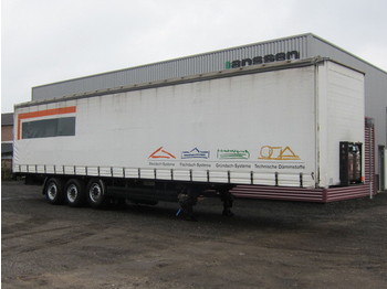 Tirsan Xs Schiebeplane Edscha SAF Liftachse  - Curtainsider semi-trailer