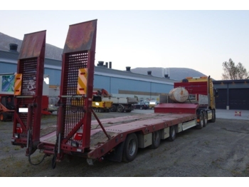 Low loader semi-trailer Damm Maskinhenger: picture 1