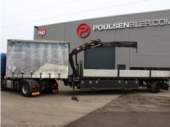 DIV. DAPA kran trailer  - Dropside/ Flatbed semi-trailer