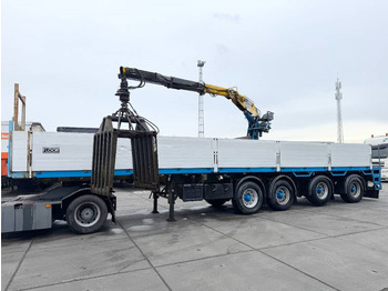 Floor Flo-17-36S2 + Kennis Type 14.000 (7.75m / 4.1t) - Dropside/ Flatbed semi-trailer