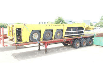 Dropside/ flatbed semi-trailer Langendorf Innenlader für beton