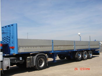 Leciñena with aluminium lateral doors - Dropside/ Flatbed semi-trailer