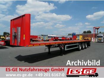 New Dropside/ Flatbed semi-trailer ES-GE 3-Achs-Sattelauflieger - Rungen: picture 1