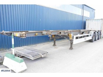 Container transporter/ Swap body semi-trailer for transportation of containers FLIEGL SDS 400 Container Trailer: picture 1