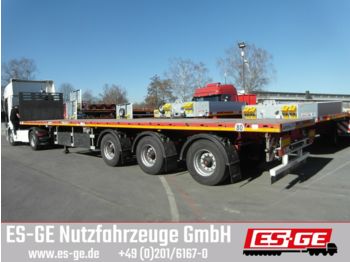 Dropside/ Flatbed semi-trailer Faymonville MAX Trailer 3-Achs-Teleauflieger - hydr. gelenkt: picture 1