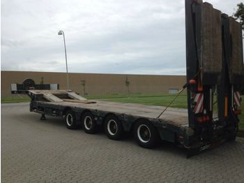 Low loader semi-trailer Faymonville Tieflader mit hydraulic steering: picture 1