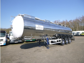 Tank semi-trailer for transportation of food Feldbinder Food tank inox 39 m3 / 3 comp: picture 1