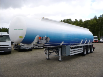 Tank semi-trailer for transportation of fuel Feldbinder Fuel tank alu 42 m3 / 6 comp + pump: picture 1
