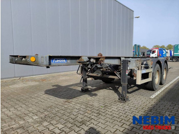 Flandria OP CC 20 V 1x20" - Steel / Spring suspension  - Container transporter/ Swap body semi-trailer: picture 1