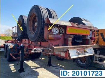 Container transporter/ Swap body semi-trailer Fruehauf Skelet 20 ft: picture 1