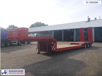 Low loader semi-trailer Galtrailer 3-axle lowbed trailer 50000 kg / steering axle: picture 1
