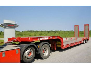 Low loader semi-trailer Goldhofer Tiefbett rampen: picture 1