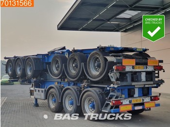 Container transporter/ Swap body semi-trailer Groenewegen Package of 3 !! 3 axles 1x 20 ft 1x30 ft Liftachse: picture 1