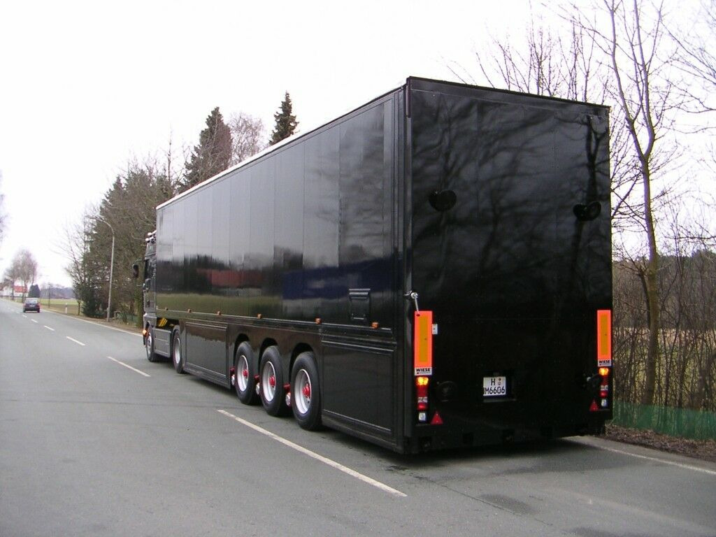 New Low loader semi-trailer Innenlader Zwischenlader Gabelstaplertransporter: picture 6