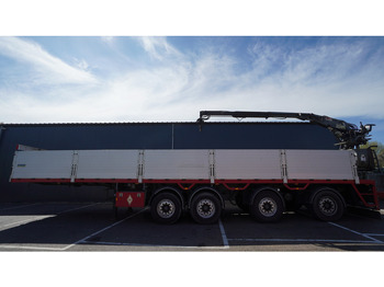 Kennis 4 AXLE STONE TRANSPORT TRAILER WITH KENNIS R-11-6.00 CRANE - Semi-trailer