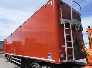 Walking floor semi-trailer Knapen Megaauflieger  K100 Schubboden 96m³,SAF Achsen: picture 1