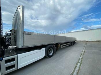 Dropside/ Flatbed semi-trailer Krone 4 x Baustoff Staplerhalt 2x 385/55 - 2x 455/40: picture 1