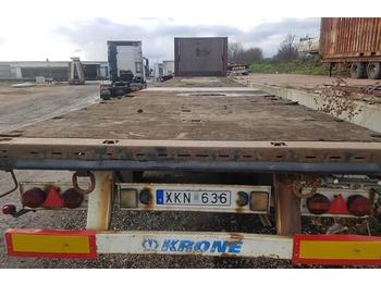 Dropside/ Flatbed semi-trailer Krone SDP 27 ELP: picture 1