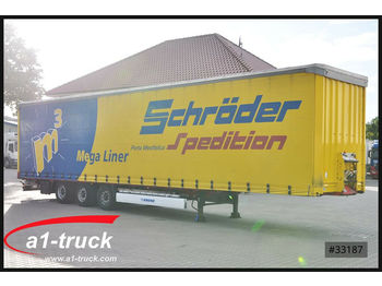 Curtainsider semi-trailer Krone SDP 27, Mega,  Code XL, Liftachse, HU 03/2020: picture 1