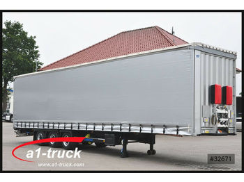 Curtainsider semi-trailer Krone SDP 27, Mega,  VDI 2700, neue Plane: picture 1