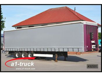 Curtainsider semi-trailer Krone SDP 27, Scheibenbremse, Liftachse, Staplerhalter: picture 1