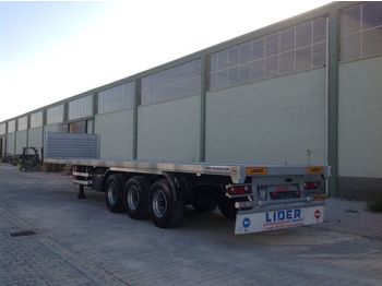 New Dropside/ Flatbed semi-trailer LIDER 2020 YEAR NEW MODELS containeer flatbes semi TRAILER FOR SALE: picture 1