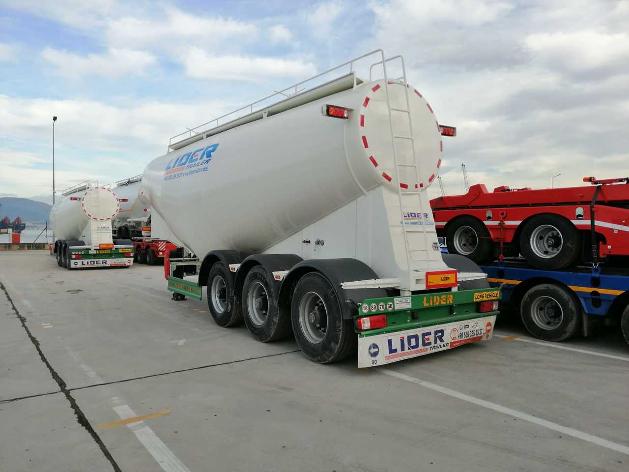 New Tank semi-trailer for transportation of cement LIDER 2023 MODEL NEW CEMENT TANKER: picture 18