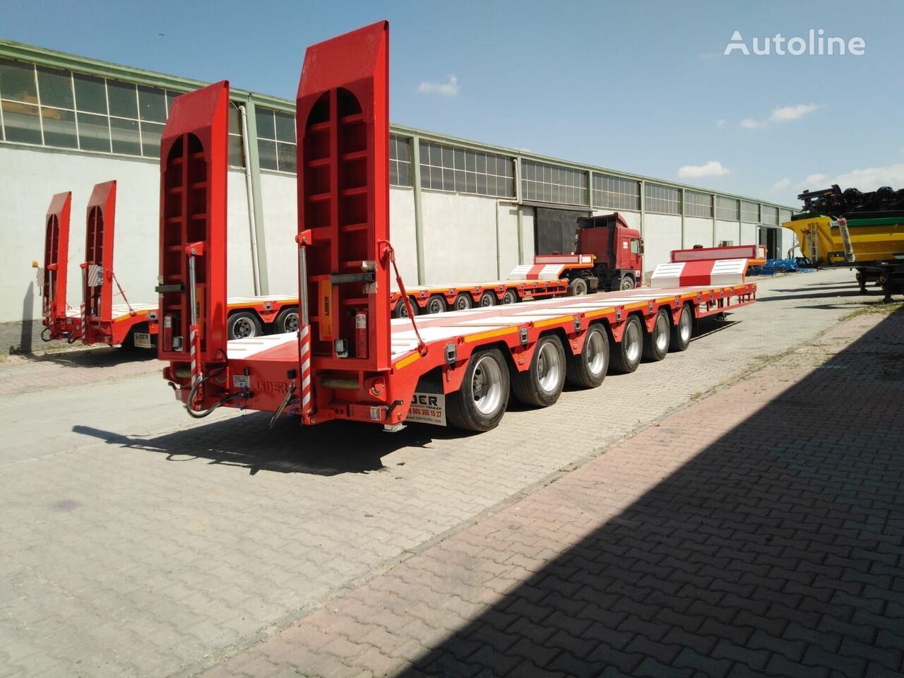 New Low loader semi-trailer LIDER 2023 model 150 Tons capacity Lowbed semi trailer: picture 6