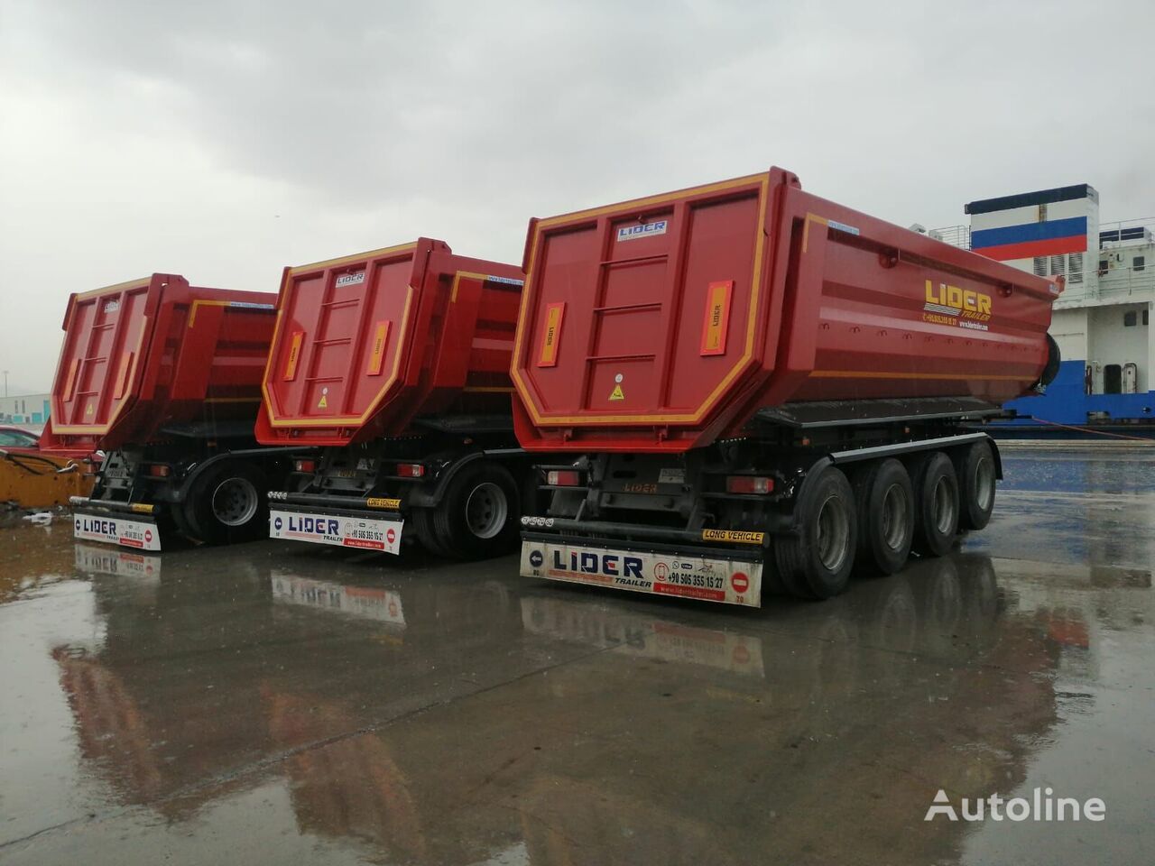 New Tipper semi-trailer LIDER 2024 NEW DIRECTLY FROM MANUFACTURER STOCKS READY IN STOCKS [ Copy ] [ Copy ]: picture 5