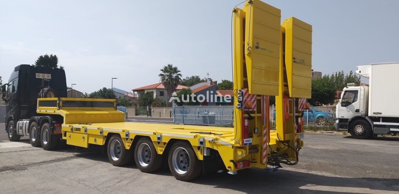 New Low loader semi-trailer for transportation of heavy machinery LIDER 2024  READY IN STOCK 50 TONS CAPACITY LOWBED: picture 4