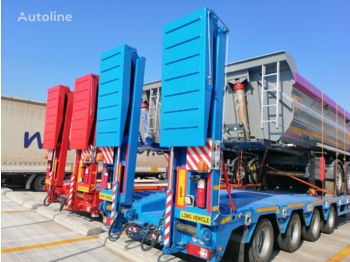New Low loader semi-trailer for transportation of heavy machinery LIDER 2024  model new directly from manufacturer company available stock: picture 2