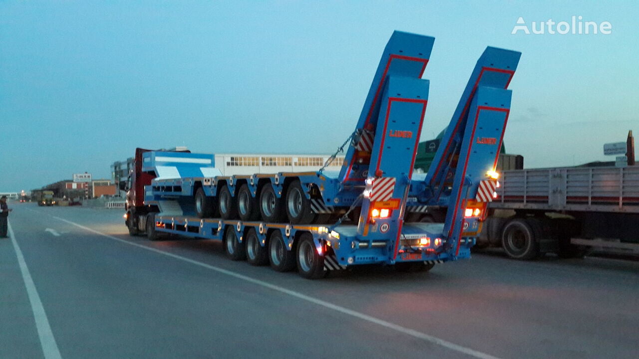 New Low loader semi-trailer for transportation of heavy machinery LIDER 2024  model new directly from manufacturer company available stock: picture 9