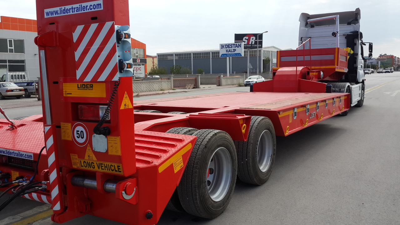 New Low loader semi-trailer LIDER 2024 model new from MANUFACTURER COMPANY Ready in stock: picture 18