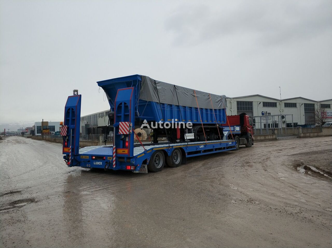 New Low loader semi-trailer LIDER 2024 model new from MANUFACTURER COMPANY Ready in stock: picture 12