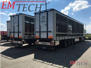 EMTECH Naczepa do przewozu drobiu 3 osiowa - Livestock semi-trailer