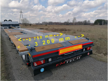 EMTECH 4.NNZ-1R-2N (2 750 !, NA) - Z MAGAZYNU / ST - Low loader semi-trailer