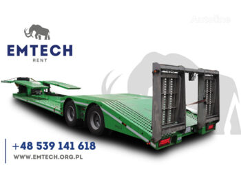 EMTECH NNC30  for rent - Low loader semi-trailer