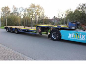 Low loader semi-trailer Nooteboom 3-ass. Semi dieplader // 2x gestuurd