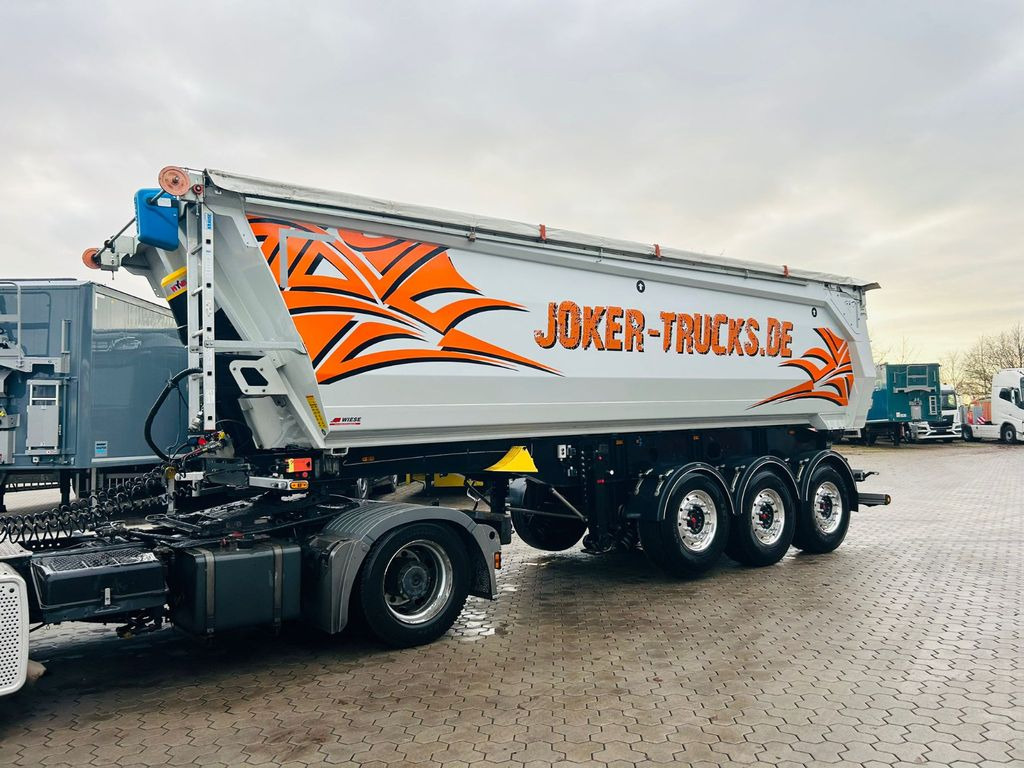 Tipper semi-trailer MEGA Hardox Kipper 28m³ Elektr.  Verdeck, hyd. Klappe: picture 2