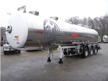 Tank semi-trailer for transportation of chemicals Maisonneuve Chemical tank inox 31.5 m3 / 1 comp: picture 1