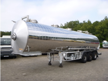 Tank semi-trailer for transportation of chemicals Maisonneuve Chemical tank inox 32.5 m3 / 1 comp: picture 1