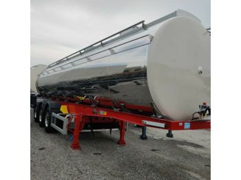 New Tank semi-trailer for transportation of milk Menci 32/3 Reinigung: picture 1