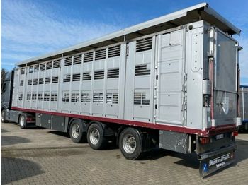 Livestock semi-trailer Menke 3 Stock Lenk Lift  Vollalu: picture 1