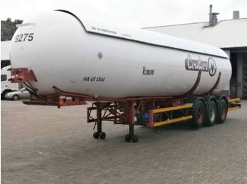 Tank semi-trailer for transportation of gas Metaco Gas 25 bar tank 46m3/1comp/pump: picture 1