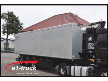 Orthaus H&W Kipper, Kran Atlas 145.2, Glassamler  - Semi-trailer
