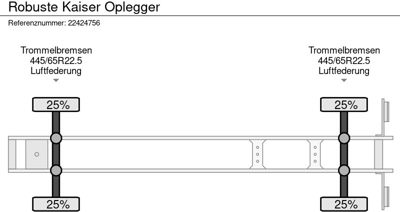 Tipper semi-trailer Robuste Kaiser Oplegger: picture 13
