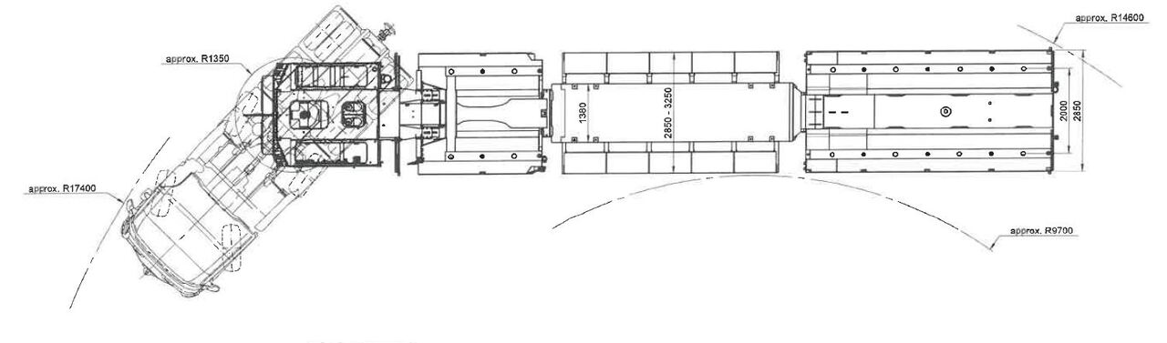 New Low loader semi-trailer SCHEUERLE 2+4-Achs-Tiefbett-Kombination: picture 3