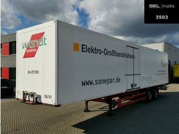 Closed box semi-trailer Schmitz Cargobull SKO 18 / 2 Achsen / Rolltor !: picture 1